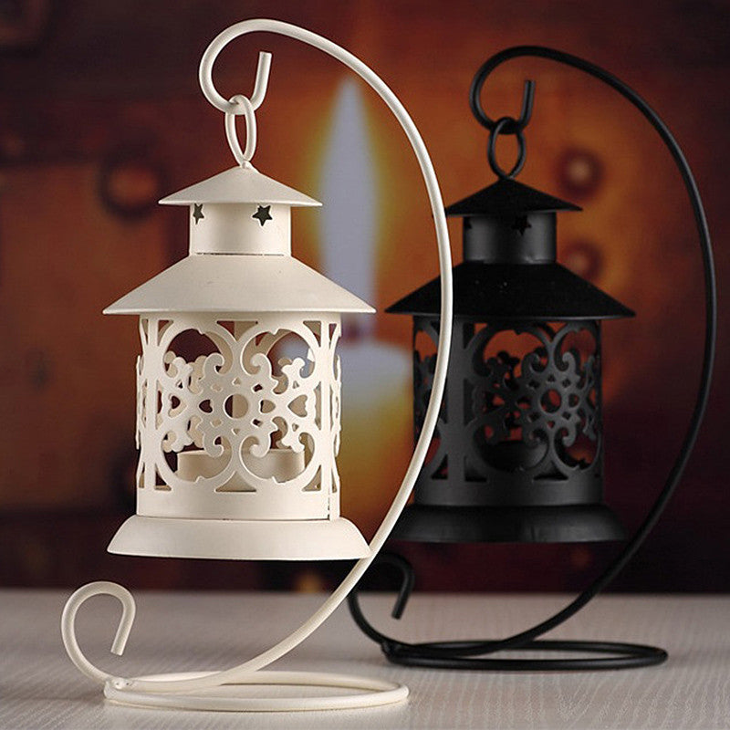 Oriental Style Iron Candle Holder