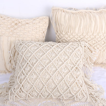 Cotton Hand-Woven Pillowcase