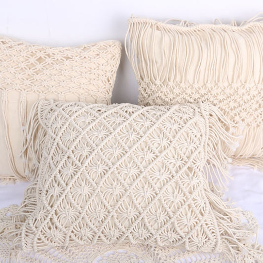 Cotton Hand-Woven Pillowcase