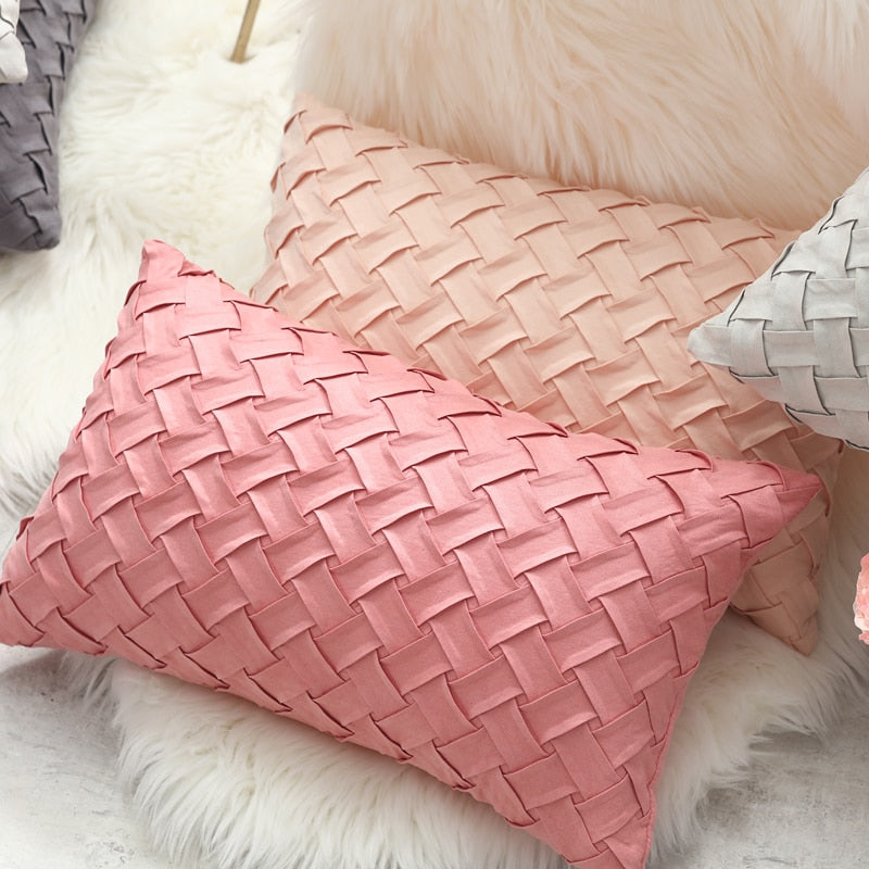 Solid Soft Faux Suede Pillow Covers