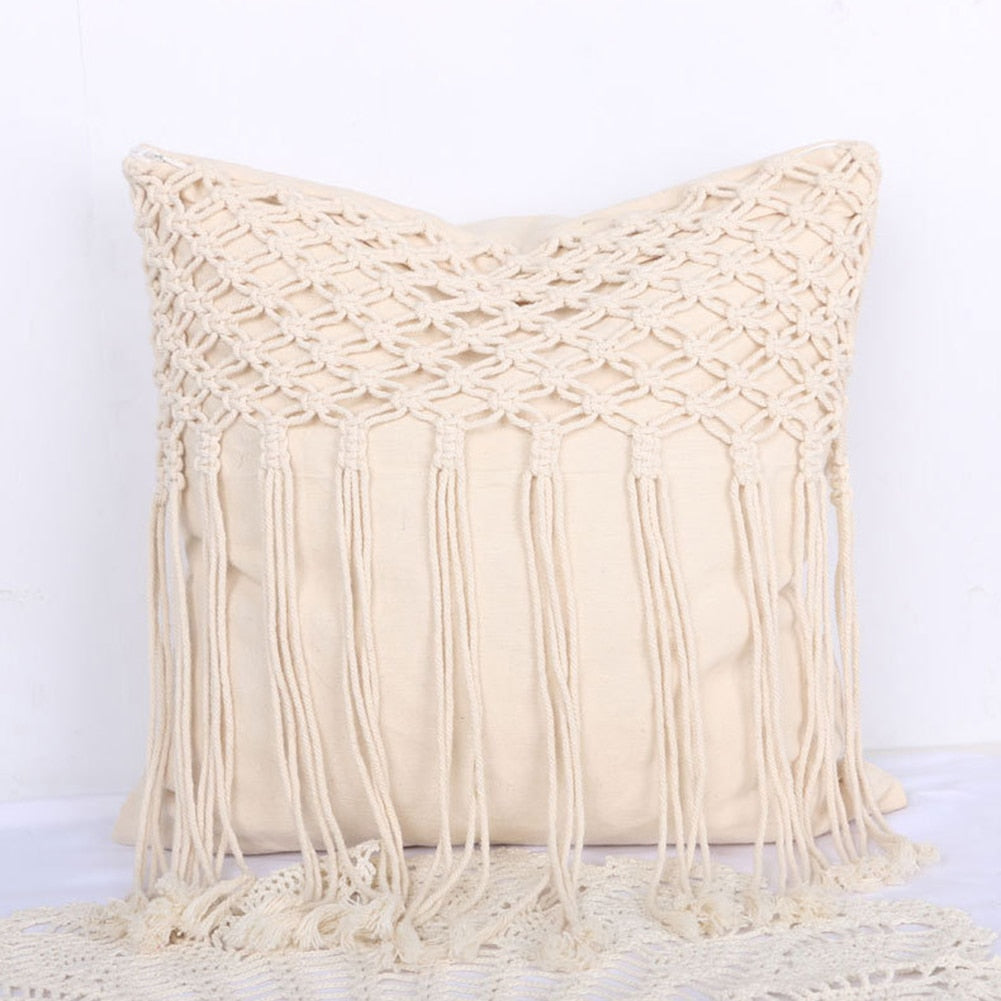 Cotton Hand-Woven Pillowcase