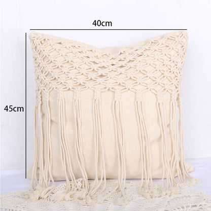 Cotton Hand-Woven Pillowcase
