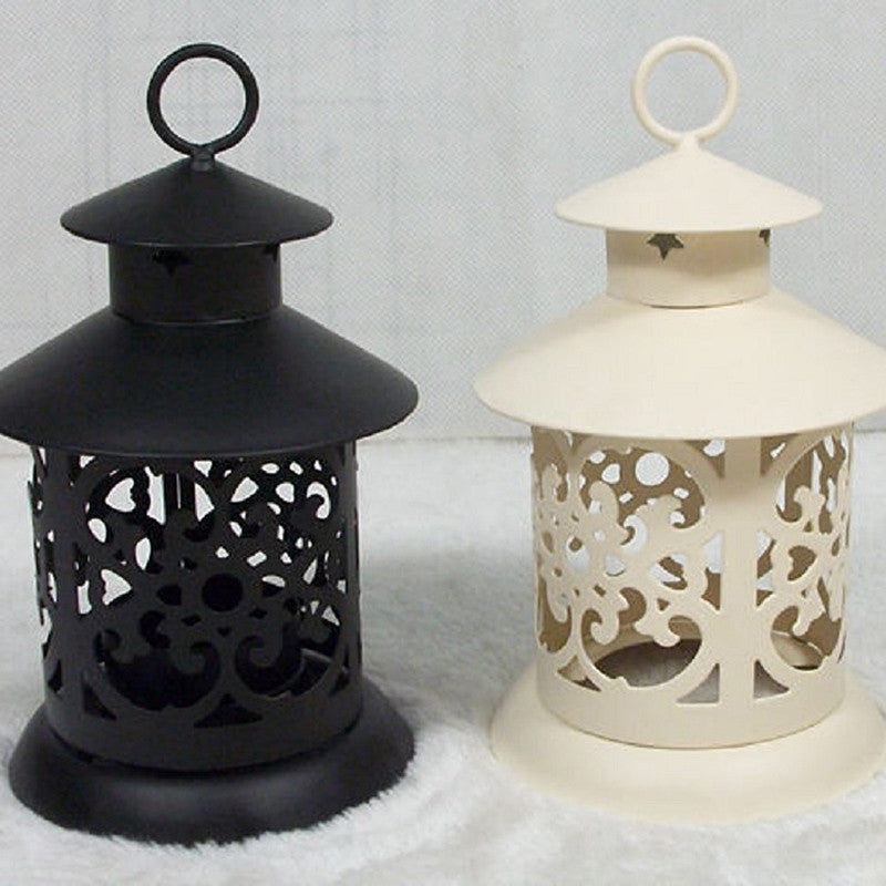 Oriental Style Iron Candle Holder