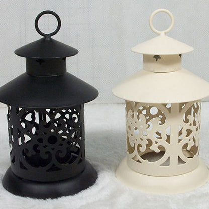 Oriental Style Iron Candle Holder