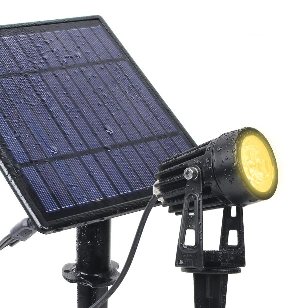 Waterproof Solar Garden Spotlights Set