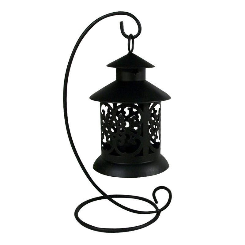Oriental Style Iron Candle Holder