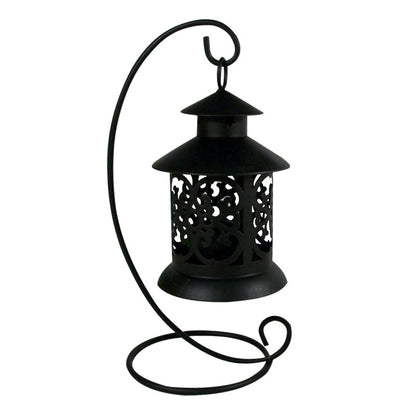 Oriental Style Iron Candle Holder