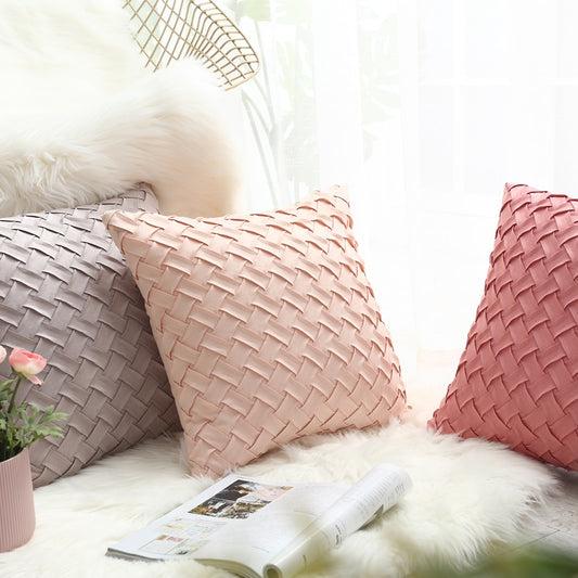Solid Soft Faux Suede Pillow Covers