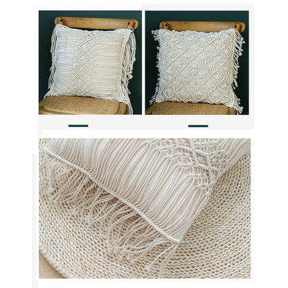 Cotton Hand-Woven Pillowcase
